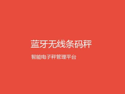蓝牙无线条码秤 - B2